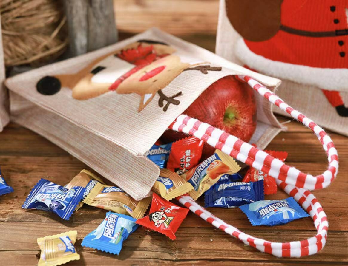 Xmas Themed Goodie Bags A Set Of 3 