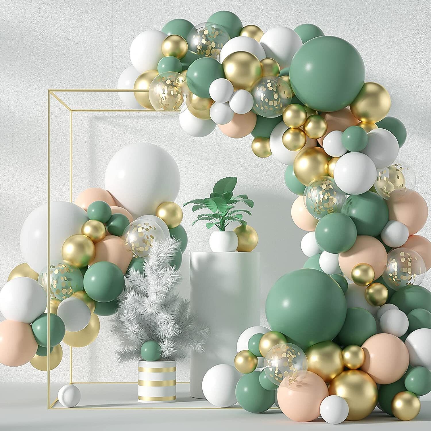 Garland Kitset Design #13 - 117 pc - Safari Colours Parsley Green/Gold/White