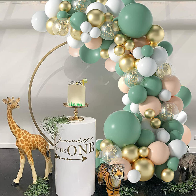 Garland Kitset Design #13 - 117 pc - Safari Colours Parsley Green/Gold/White