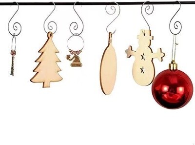 Hanging Hooks For Xmas Decorations - Pack Of 20 - 4 Different Colours 
