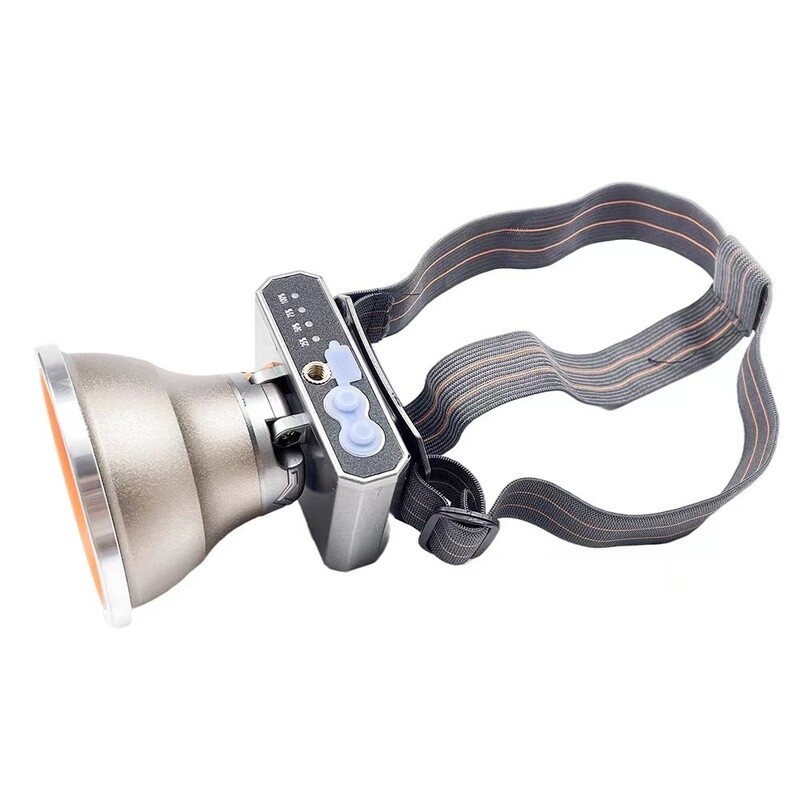 Headtorch Spotlight - Wide Beam - Long Range Spot - 600V - Rechargeable