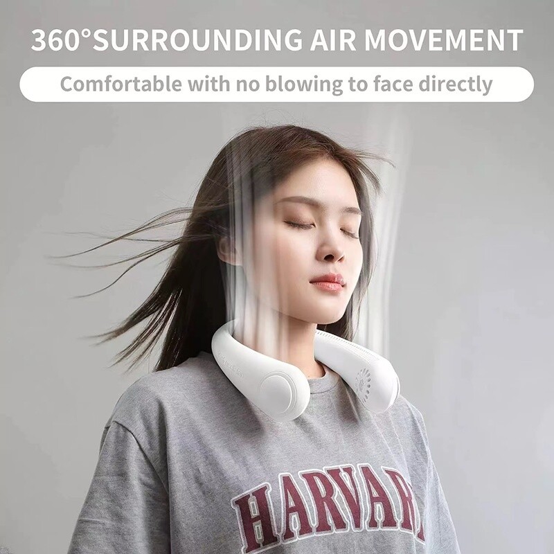 Cooling Fan - Personal Neck Air Fan - Keep Comfortably Cool - Rechargeable