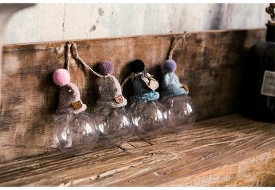 Xmas Bulbs - Xmas Tree Hanging Decoration - Create Your Own Look