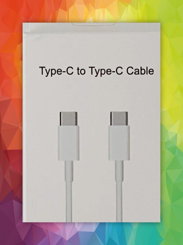 Type C Phone Charger Cables - Suitable For Both iPhone &amp; Samsung + Android Phones - 2 Styles