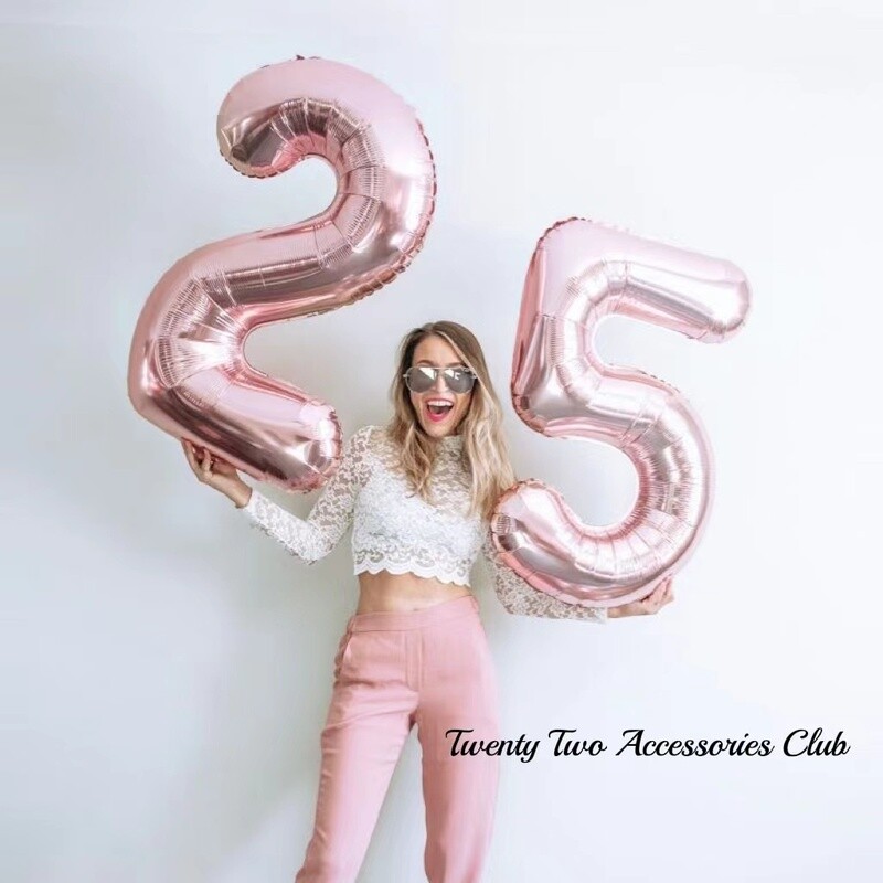 Number Foil Balloons - 40&quot; - Mark Your Celebration - 10 Colours