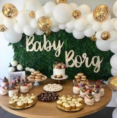 Garland Kitset  Design # 19 - Golden Glitters - 120 pc