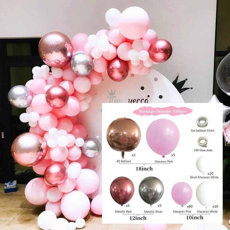 Garland Kitset  Design # 25 - Strike Me Pink - 109 pc
