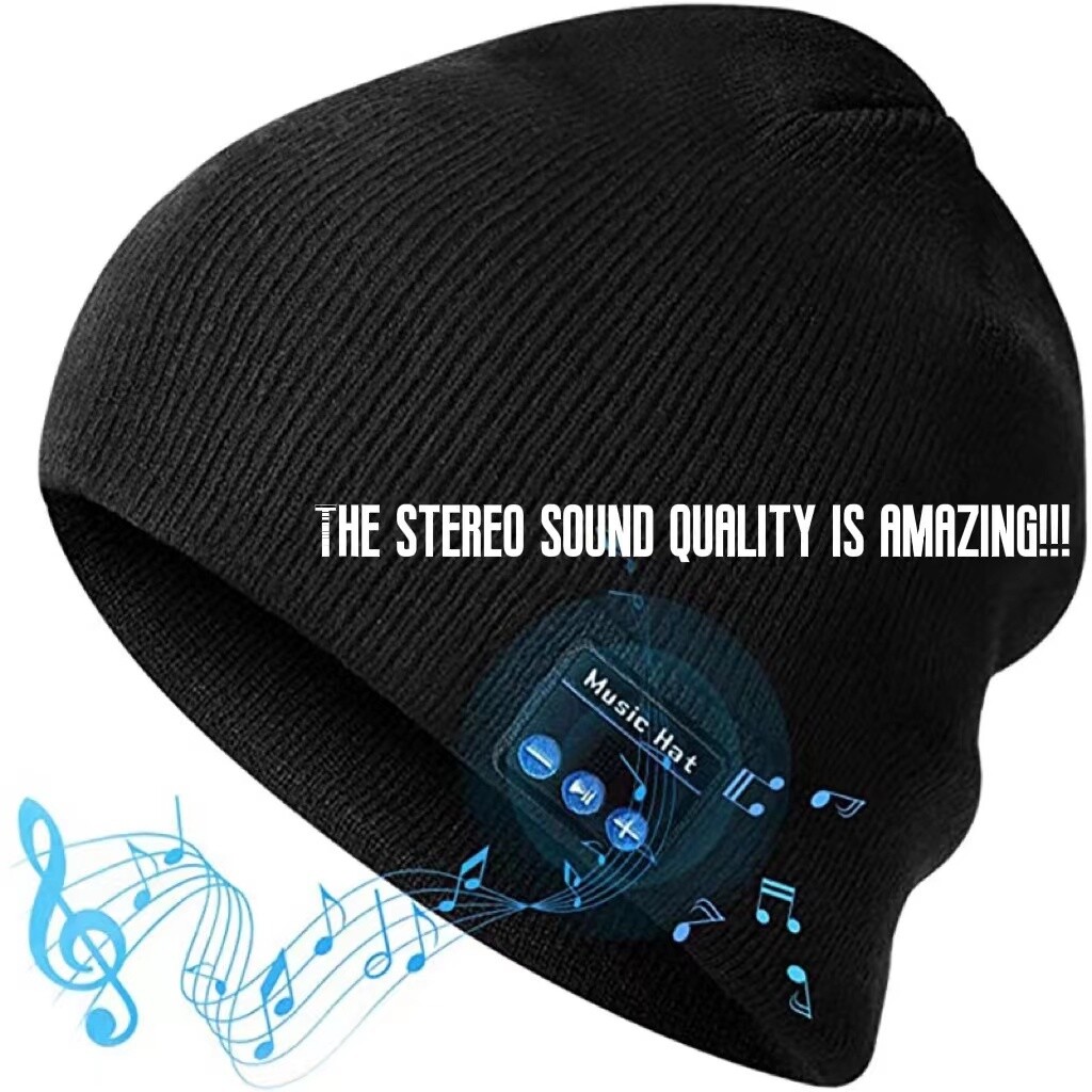 Beanie - Bluetooth Music Hat - Wearables Tech - Amazing Sound - Fashionable