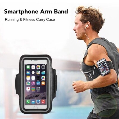 Smartphone Arm Band - Running &amp; Fitness Carry Case - Soft &amp; Comfortable
