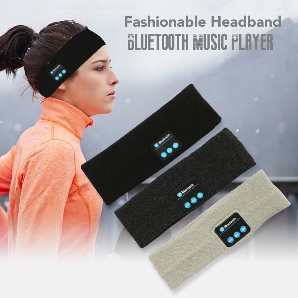Headband - Bluetooth Music Player - Fitness Fashion Function - Wearables Tech - 4 Colours