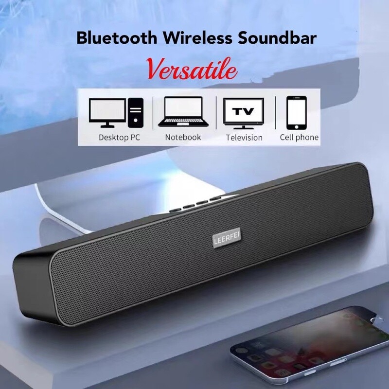 Sound Bar Style Bluetooth Speaker - Pump Up The Volume - Laptops, Phones &amp; TV&#39;s