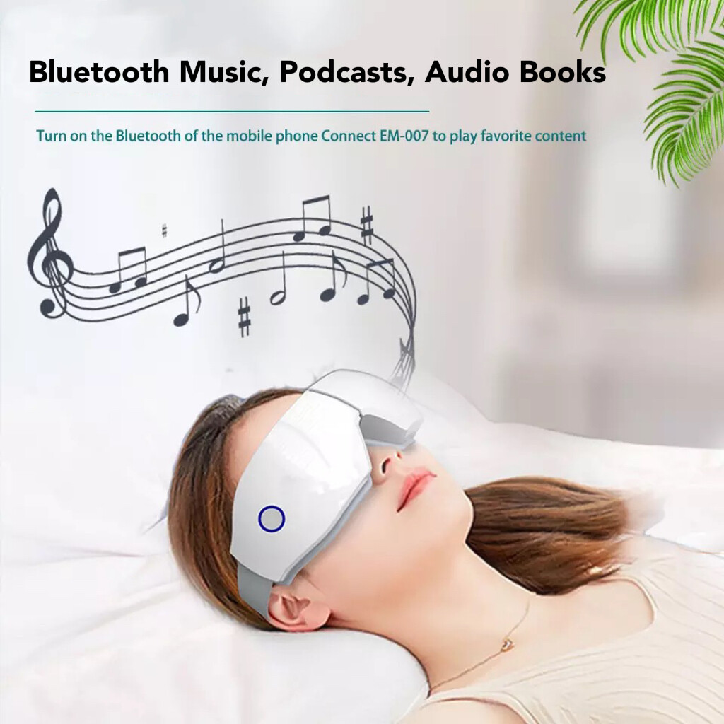 Bluetooth Eye Massager + Hot Compress - Relax Fatigue
