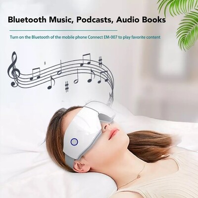 Bluetooth Eye Massager + Hot Compress - Relax Fatigue