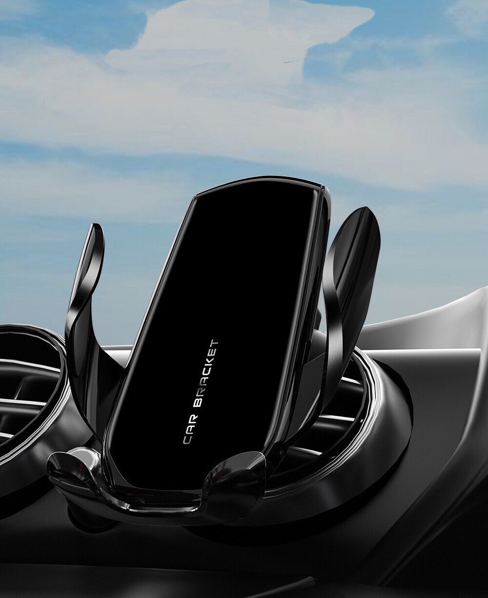 Car Phone Holder - Easy To Use - Secure For All Phones - Vent Attachment