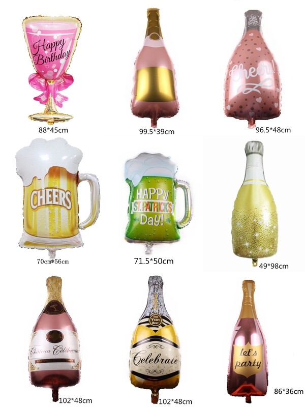 Celebration Drinks - Foil Balloons - Birthday Parties