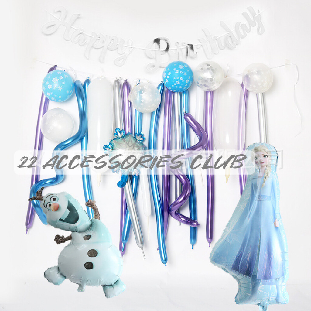 Frozen Theme Garland - 3 Styles - Kitset