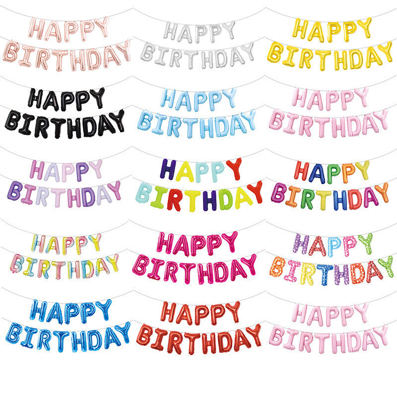 Happy Birthday - Foil Balloons - 16 inch