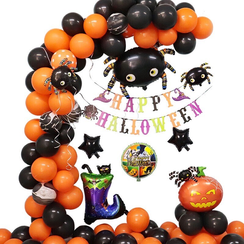 Balloon Garland - Halloween Special - Design #H5 - Spiders