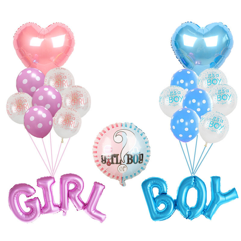 Gender Reveal Balloon Garland - Boy Or Girl Garland Kitset Design #G1
