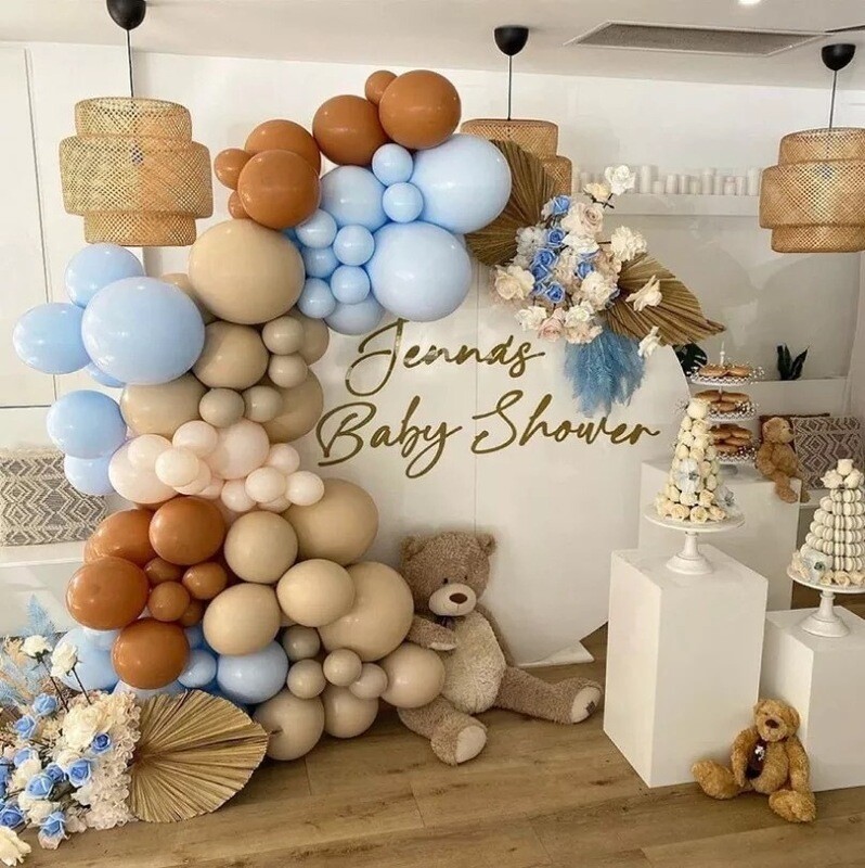Garland Kitset Design #38 - Oh Baby Blues &amp; Brown = 139pc