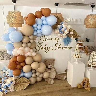 Garland Kitset Design #38 - Oh Baby Blues &amp; Brown = 139pc