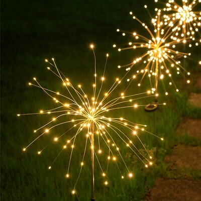 Solar Firework Lights - Garden Display - Unique Look
