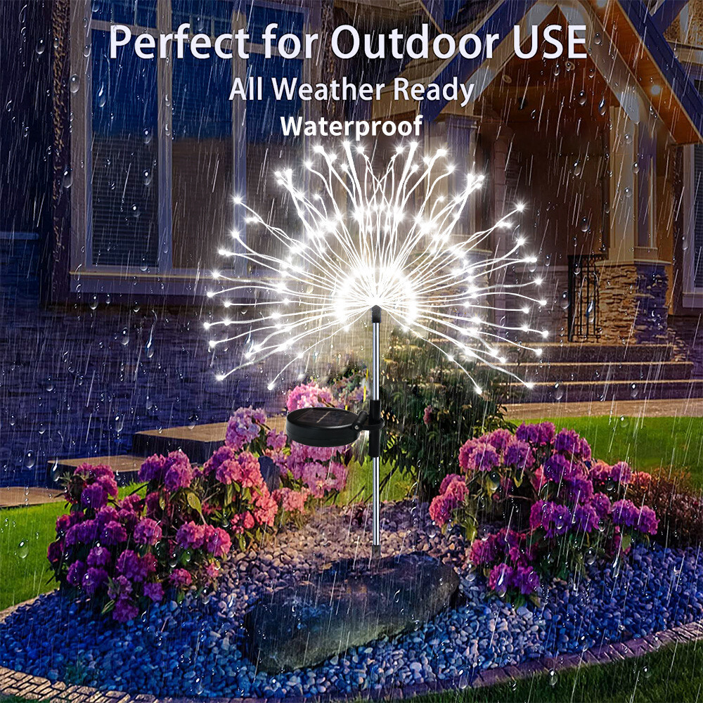 Solar Firework Lights - Garden Display - Unique Look