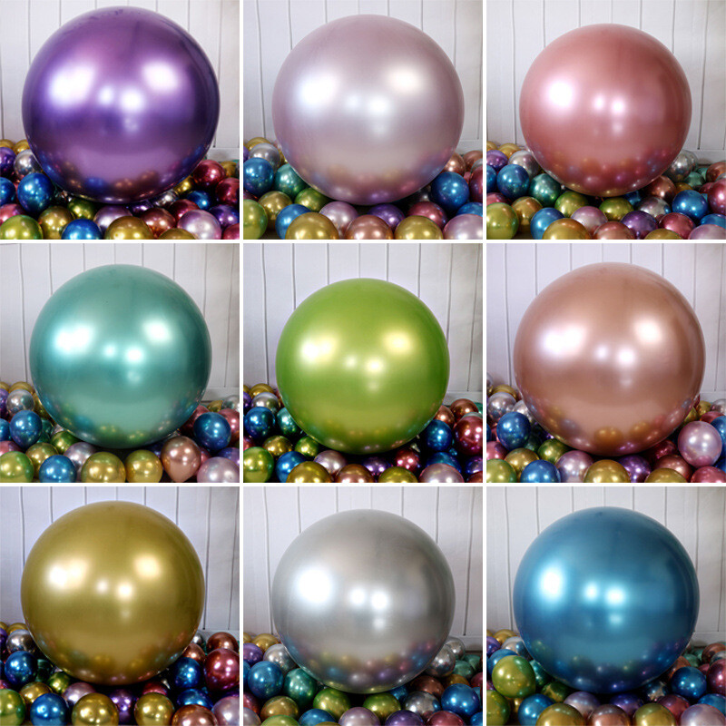 Metallic Chrome 36&quot; (90cm) Balloons - Matching Colour Range