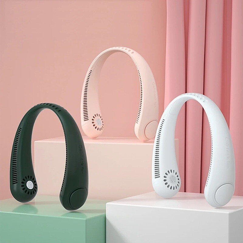 Cooling Fan - Personal Neck Air Fan - Keep Comfortably Cool - Rechargeable Cooling Fan - Personal Neck Air Fan - Keep Comfortably Cool - Rechargeable