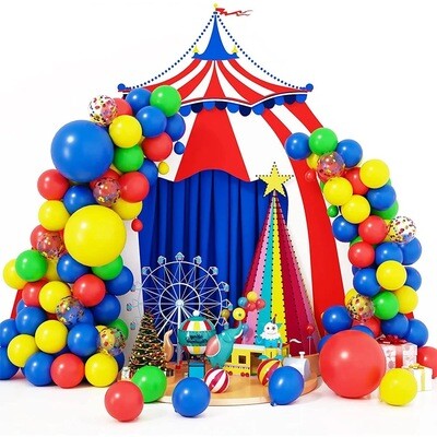 Garland Kitset Design # 47-Circus Theme - 123 pcs