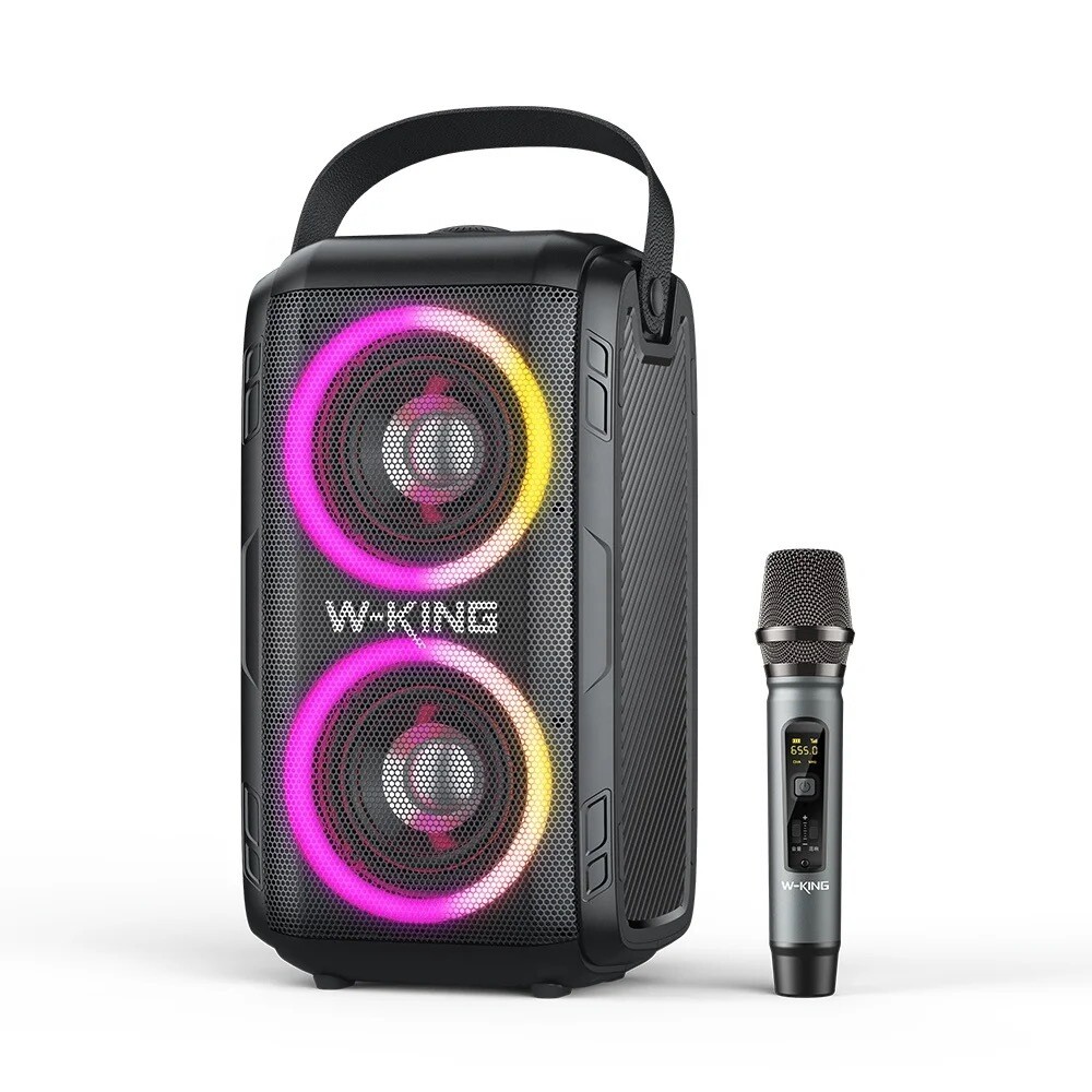 WKing Karaoke/PA Bluetooth Speaker With Wireless Microphone 80W
