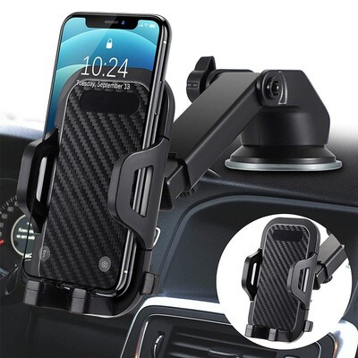 Car Phone Holder - 2 Styles - Smooth Sturdy &amp; Strong - Safely Holds Your Phone