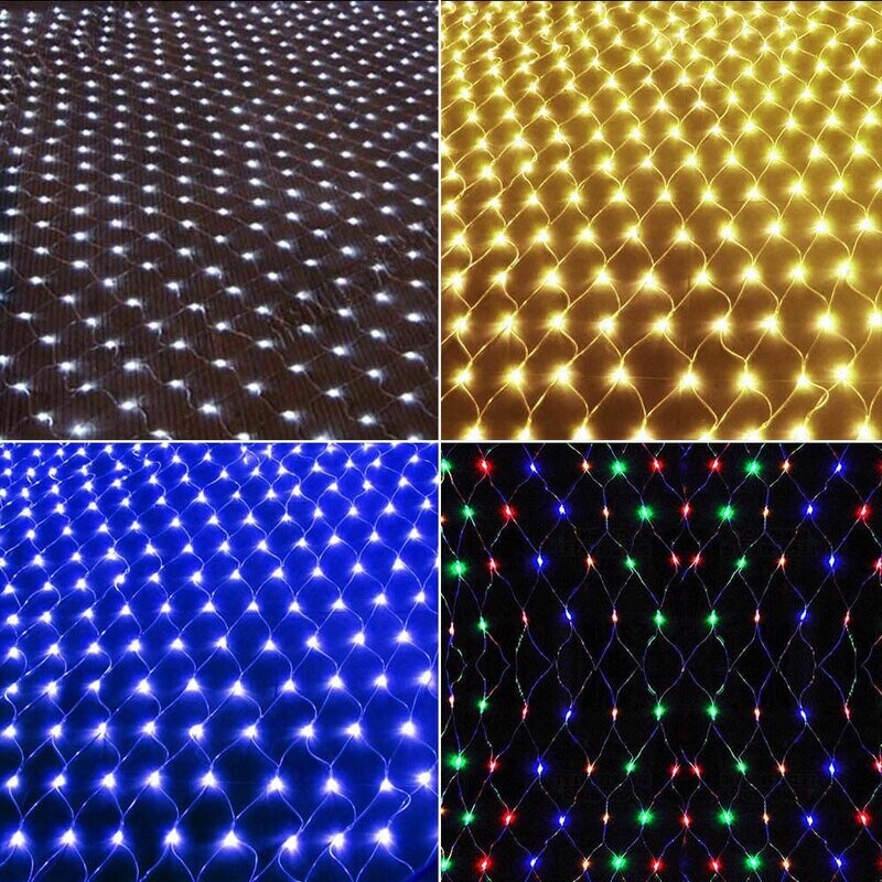 LED Net Lights - 4 Amazing Colours - 4 Different Sizes - 8 Function Pattern Controller LED Net Lights - 4 Amazing Colours - 4 Different Sizes - 8 Function Pattern Controller