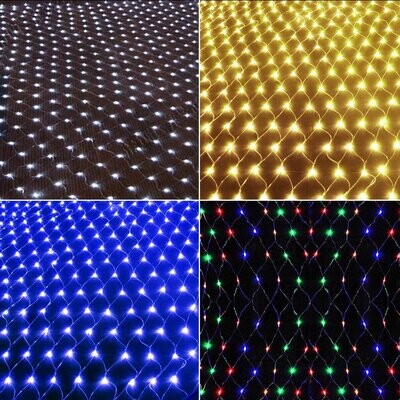 LED Net Lights - 4 Amazing Colours - 4 Different Sizes - 8 Function Pattern Controller LED Net Lights - 4 Amazing Colours - 4 Different Sizes - 8 Function Pattern Controller