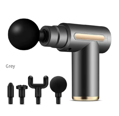 Massager Gun - 4 Attachments - Lightweight - Powerful - Rechargeable