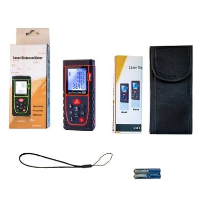 Laser Range Finder - Measurement &amp; Level - Distance Meter - 40m, 60m, &amp; 80m