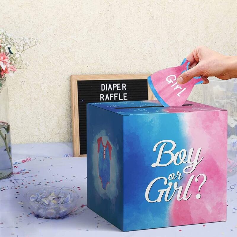Gender Reveal Party Game - Ballot Box - Get Your Votes In!!!
