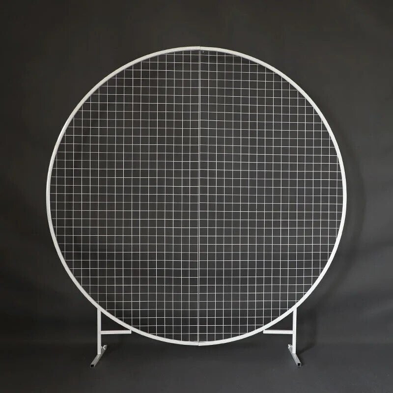 Balloon Garland Arch - 2m Round Backdrop For Presenting Your Garland - Single Hoop Or With Mesh Backing