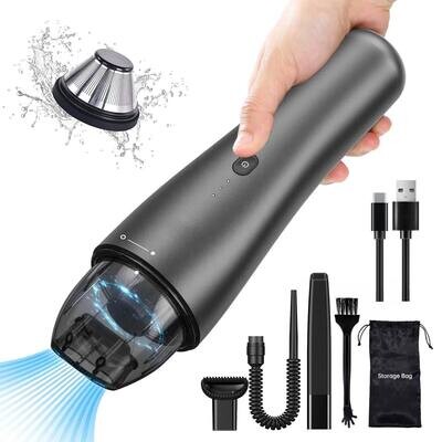 Vacuum Cleaner - Handheld Portable - Rechargeable - Perfect For The Car