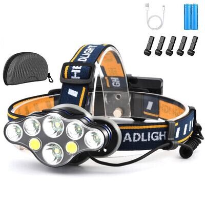 HeadLight - 8 LEDS -  Super Bright - Camping/Hunting/Emergency/Survival