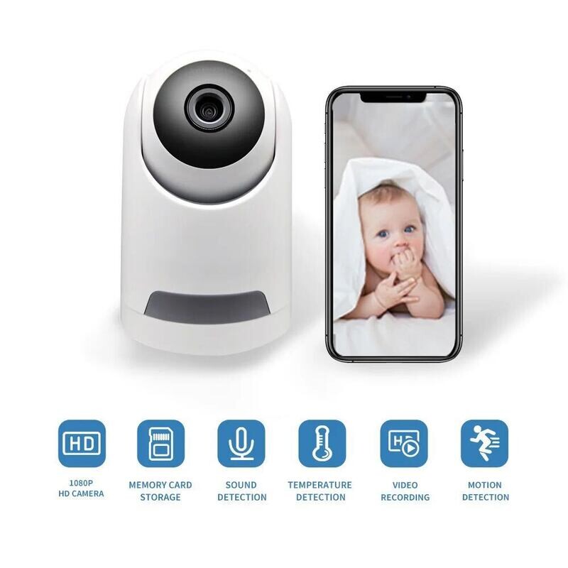 Home Security Camera - Indoor Home Surveillance/Monitor - Baby Monitor