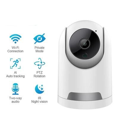 Home Security Camera - Indoor Home Surveillance/Monitor - Baby Monitor - With 32GB Data Card