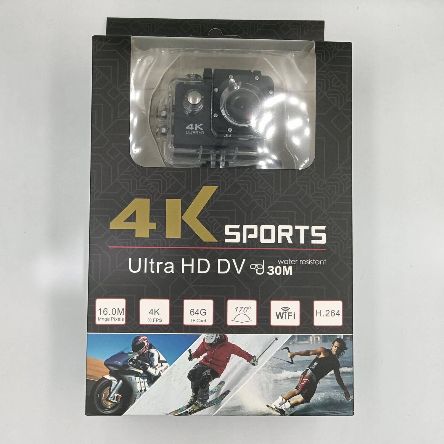 Action Camera - Waterproof Case - Compact Point And Shoot - 4K Entry-Level Action Sports Camera