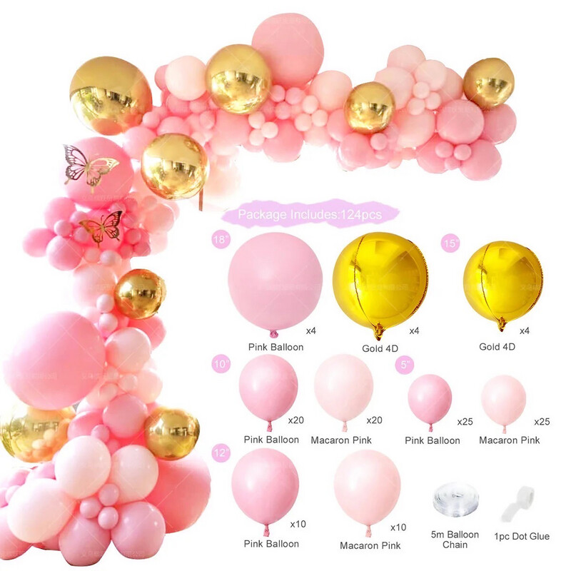 Garland Kitset Design #46 - Pretty In Pink - 124pc