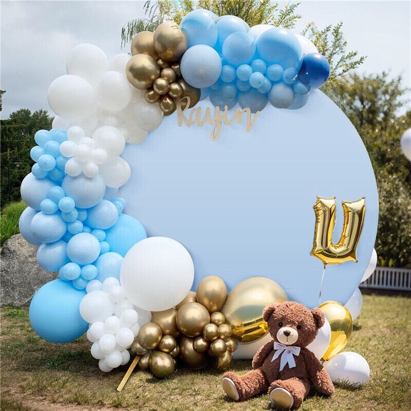 Round Backdrop Cover - Cover For Garland Frames - Party Backdrop
