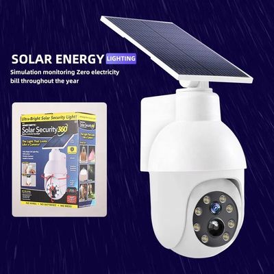 Solar Outdoor Light - Creates The Illusion Of Extra Security Cameras - Rotating Security Camera Look