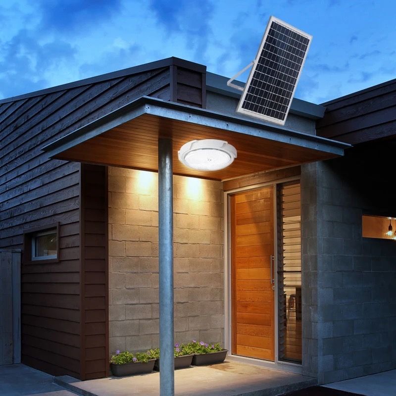 Solar Downlights - Round Shape - Ceiling/Wall Mount - LED