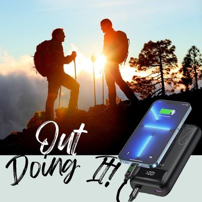 Powerbank - Fast Charge - Built In Cables - 22.5W - 20KmAh - Suits iPhone 15 - Awei P169K