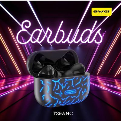 Wireless ANC Earbuds - Music Connoisseur - Awei T29ANC - Charging Case