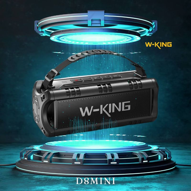 W-King Portable Wireless Speaker - 30W - Rugged Design - Bluetooth D8-mini